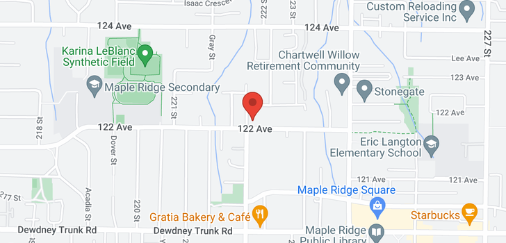 map of 22213 122 AVENUE